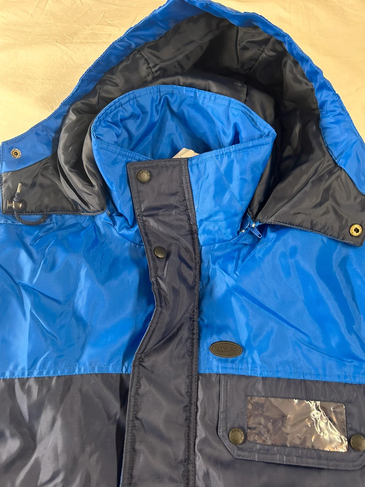 Blauw marine waterdichte mantelvest panoply #90 – photo 6